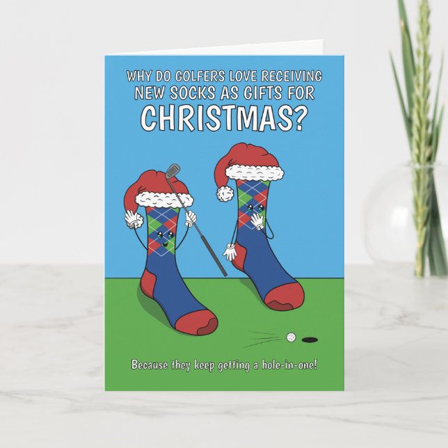 Golf Weihnachten (Vorderseite)