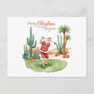 Golf Weihnachten Arizona mit dem Weihnachtsmann