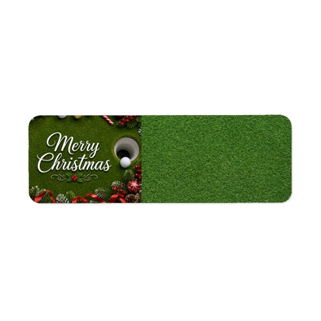 Golf Weihnachten auf Putting Green (Vorne)
