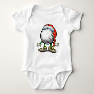 Golf Weihnachten Baby Strampler