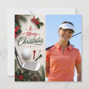 Golf Weihnachten Erstellen Sie Ihr eigenes Foto