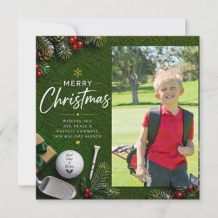 Golf Weihnachten Erstellen Sie Ihr eigenes Foto