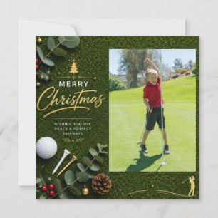 Golf Weihnachten Erstellen Sie Ihr eigenes Foto