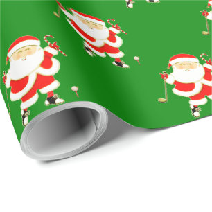 Golf Weihnachten Geschenkpapier