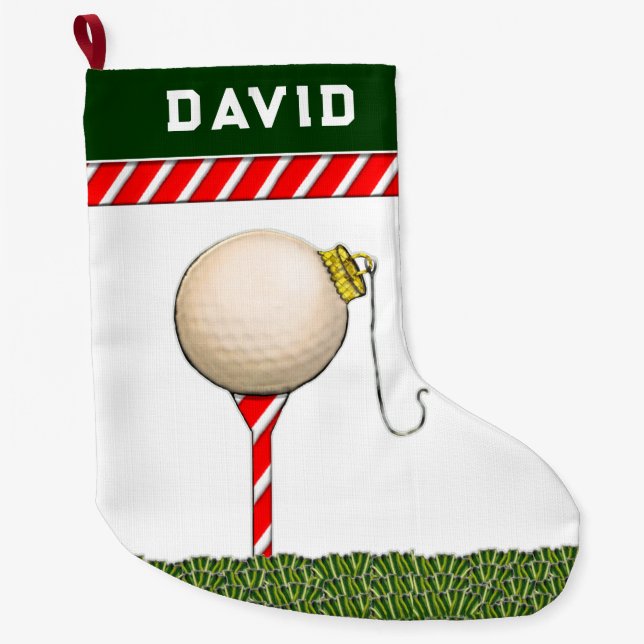 Golf Weihnachten Großer Weihnachtsstrumpf (Vorderseite)