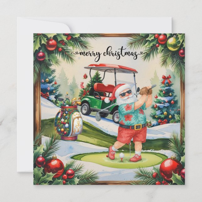 Golf Weihnachten im Juli mit dem Weihnachtsmann Go (Vorderseite)