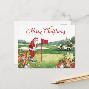 Golf Weihnachten  Lasst uns mit dem Weihnachtsmann