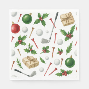 Golf Weihnachten mit Ballgeschenken für Golfer the Serviette