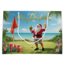 Golf-Weihnachten mit dem Weihnachtsmann auf Hawaii