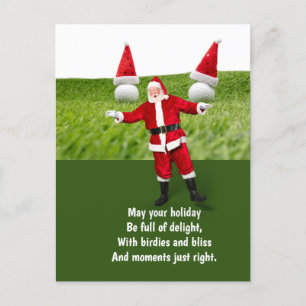 Golf Weihnachten mit Golf Ball