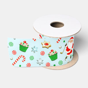 Golf Weihnachten Satinband