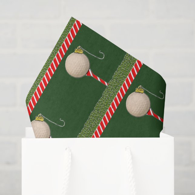Golf Weihnachten Seidenpapier (Geschenktüte)
