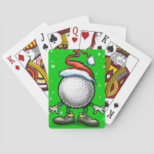 Golf Weihnachten Spielkarten