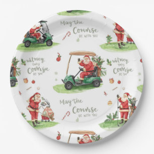 Golf Weihnachten Weihnachtsgolfer Mai Course bei I Pappteller