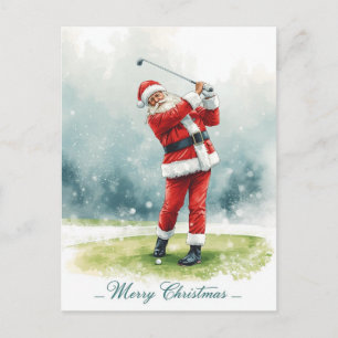 Golf Weihnachten Winter Thema für Golfer auf dem P