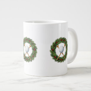 Golf-Weihnachts-Kaffeetasse Jumbo-Tasse