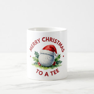 Golf-Weihnachts-Kaffeetasse Kaffeetasse