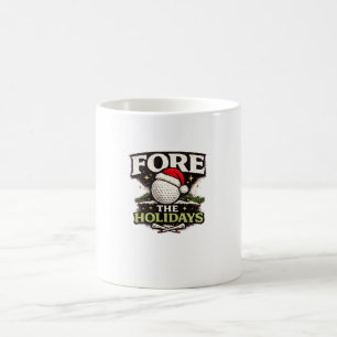 Golf-Weihnachts-Kaffeetasse Kaffeetasse