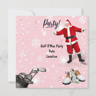 Golf Weihnachts-Party mit dem Weihnachtsmann in Ro Save The Date