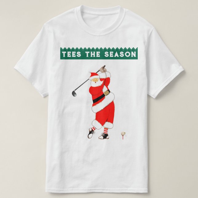Golf Weihnachts-T - Shirt (Design vorne)
