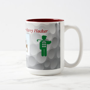 Golf Weihnachts-Tasse Zweifarbige Tasse