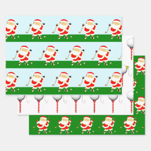 Golf Weihnachtsbuch Geschenkpapier Set