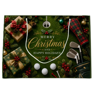 Golf-Weihnachtsfeier Große Geschenktüte