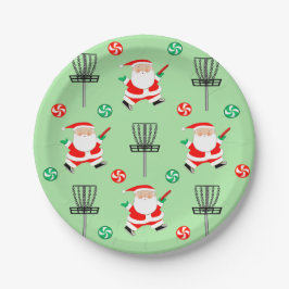 Golf-Weihnachtsfeier Pappteller