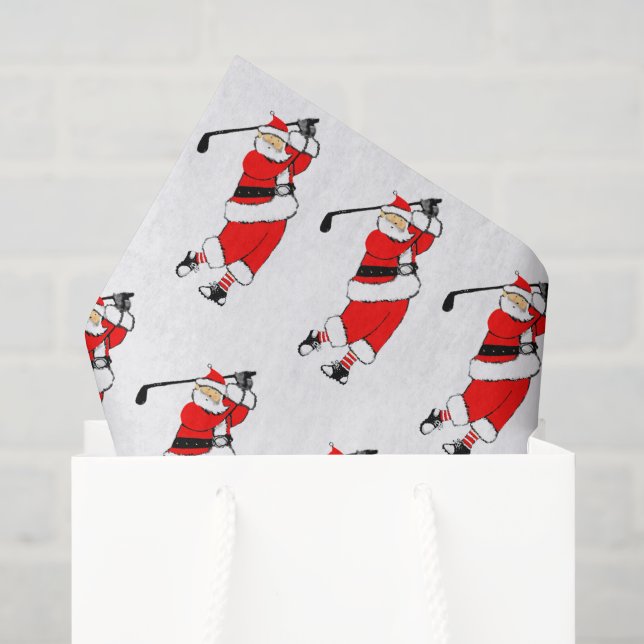 Golf Weihnachtsgeschenk Seidenpapier (Geschenktüte)