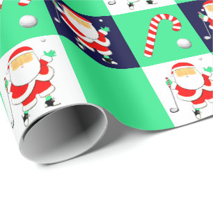 Golf-Weihnachtsgeschenk-Verpackungspapier Geschenkpapier