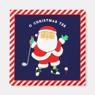 Golf-Weihnachtsstrumpf-Füller Magnet