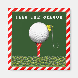 Golf-Weihnachtsstrumpf-Füller Magnet