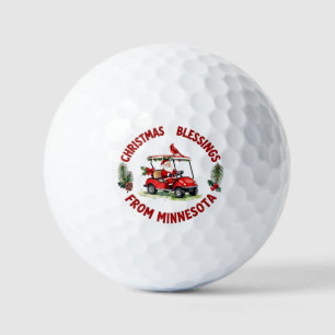 Golf-Weihnachtsthema für Minnesota Golfball