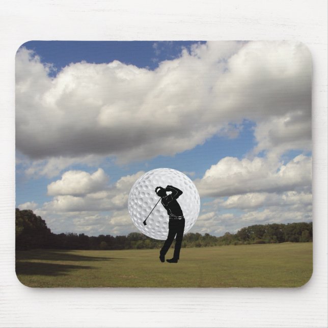 Golf-Welt Mousepad (Vorne)