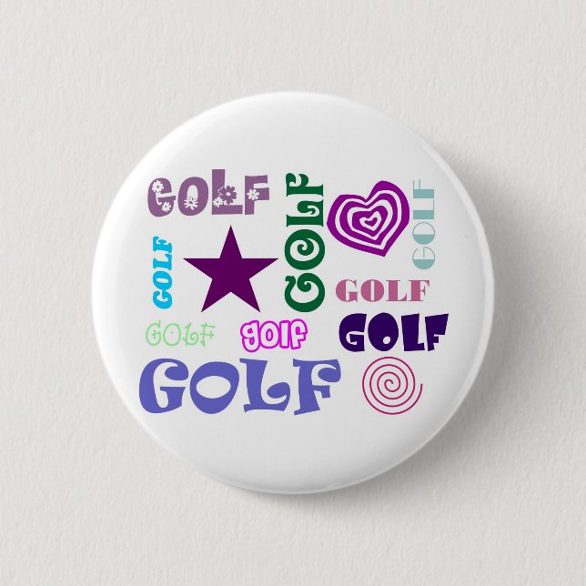 Golf-Wiederholen Button (Vorderseite)