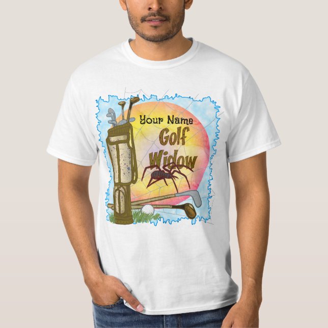 Golf Witwe  T-Shirt (Vorderseite)