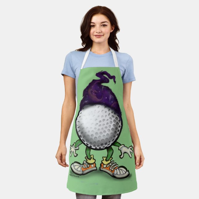 Golf Wizard Schürze (Getragen)
