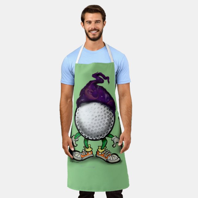 Golf Wizard Schürze (Getragen)