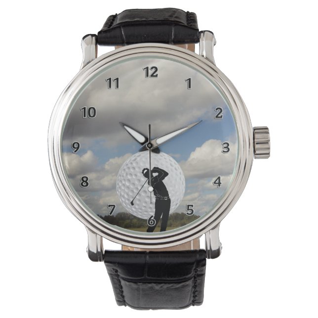 Golf World Armbanduhr (Vorderseite)