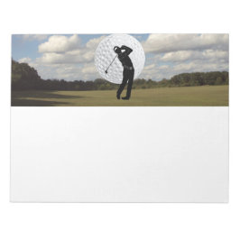 Golf World Notizblock