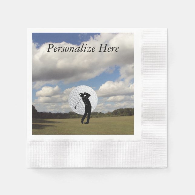 Golf World Serviette (Vorderseite)