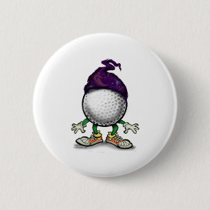 Golf-Zauberer Button