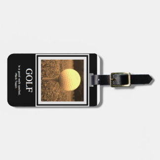 Golf-Zitat-Gepäckanhänger Gepäckanhänger