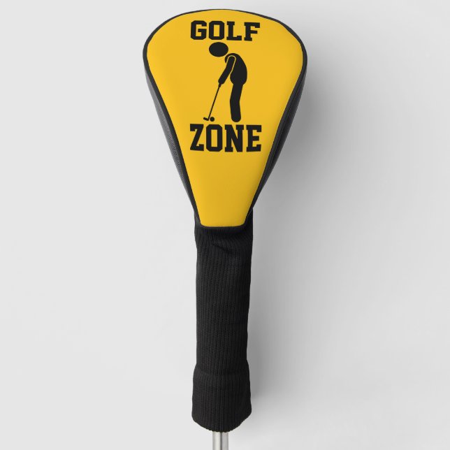 Golf Zone - Funny Golf Headcover (Vorderseite)