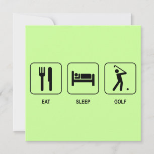 Golf zum Mitnehmen Einladung