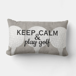 Golfangebot für Golfer grau-weiß Lendenkissen