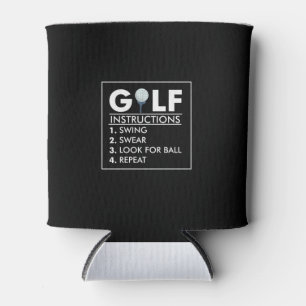 Golfanleitung Swing Swear Look Ball wiederholen Dosenkühler