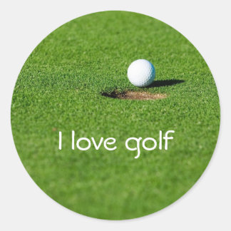 Golfaufkleber Runder Aufkleber