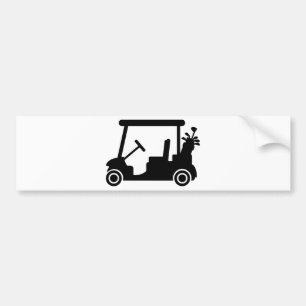 Golfauto Autoaufkleber