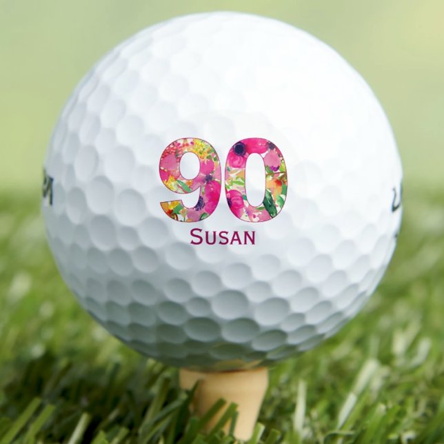 Golfball 90 Jahre eigener Golfball 90. Geburtstag (Von Creator hochgeladen)